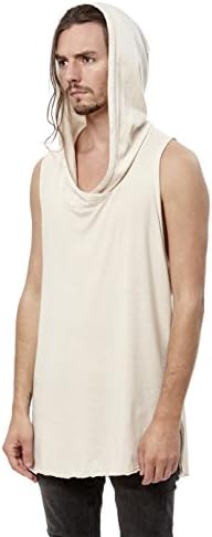 Uncommon Thrds Mens Scoop Hooded Tank Sunfade - M