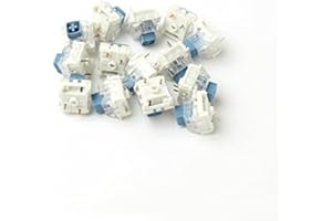 YMDK 10-Pack Kailh Box Navy Blue Jade Yellow Orange Tactile Clicky 3 pin Switches IP56 Water-Proof Compatible Cherry MX Switches