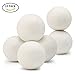 Laundry Wool Dryer Balls- Pack of 12,XL by Klickpick Home 100% Hand Made Organic Natural Fabric Softener,Unscented, Reduce Wrinkles, Shorten Drying Time, Anti Static Felted Wool Clothes Dryer Balls