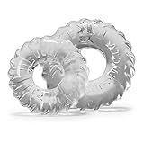 Oxballs Truckt Cock and Ball Ring, Clear, 2 Count
