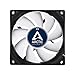 ARCTIC F8 (5 Pack) - 80 mm Standard Case Fan, Very quiet motor, Computer, Push- or Pull Configuration, Fan Speed: 2000 RPM - Black/White