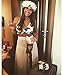 Lalagen Womens Wrap High Waist Summer Beach Cover Up Maxi Skirt White One Size
