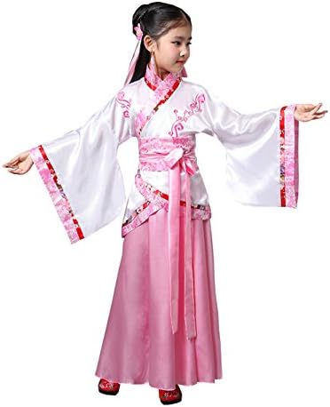 KUFEIUP Chinese Ancient Traditional Kids Hanfu Costume Dress For Girls