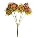 KINGSO Artificial Peony Silk Flowers Bouquet Home Wedding Decoration