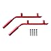 ICarszone Black Solid Steel Rear Grab Handle for 2007-2018 Jeep JK JKU Wrangler Unlimited Accessories 4 Door - 1 Pair