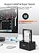 Alxum USB 3.0 to SATA Hard Drive Docking Station for 2.5 & 3.5 inches SATA I,II,III HDD SSD, Support UASP, Super Speed up to 6Gbps, Black