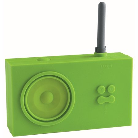 Lexon Tykho Rubber Radio Green