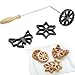 Cast Iron Rosette Iron Set by SCI Scandicrafts