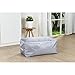 DOKEHOM Large Under Bed Storage Bag (5 Colors), Thick Ultra Size Fabric Clothes Bag, Moisture Proof (Grey, L)