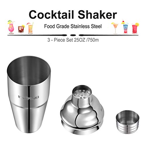 Cocktail Shaker, Cocktail Set, Cocktailshaker 750ML, Cocktail Shaker Set, Barshaker Mixer Edelstahl Barkeeper Set Zubehör für Familien, Bars Weihnachten Party, Whisky Martini Drink Shaker Geschenk – Bild 4