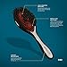 Denman 100% Boar Bristle Grooming Hair Brush with Natural Bristles, Large - D82ML