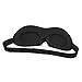 Luxury Contoured Travel Sleep Mask Goggles - Comfortable, Does Not Touch Eyes - Perfect Airplane Blackout Blindfold/Eye Cover/Eyeshades Block Light Relaxing Sleeping