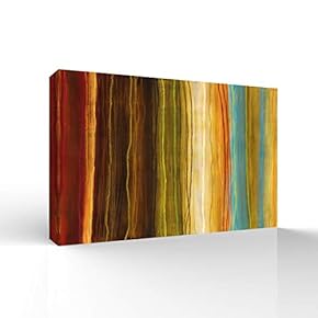 Wall26-Canvas Wall Art-Abstract Colorful Lines-Giclee Painting Wall Art for Bedroom Living Room Home Decoration - 12x18 inches