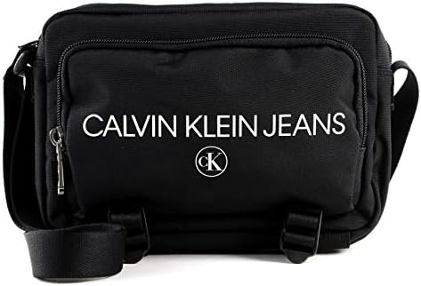 Calvin Klein Men's Camera W/Pckt Inst Crossovers Bag, Color: Black