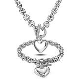 Jxlepe Womens Choker Chain Cuban Link 