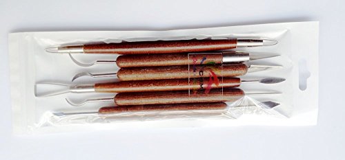 COMIART 6Pcs Carving Clay Sculpting Hand Chisel Modeling Making Woodworking Process Tool