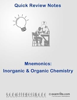 Amazoncom Mcat Inorganic And Organic Chemistry Mnemonics - 
