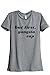 Thread Tank But First Gangsta Rap Women's Fashion Relaxed T-Shirt Tee Heather Grey Medium