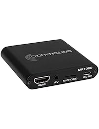 Dayton Audio MP1080 HD 1080P   Reproductor multimedia portátil con tarjetas SD SDHC