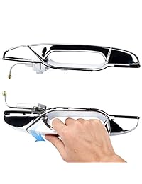 FAERSI   Tirador de puerta exterior para Cadillac Escalade Chevrolet Silverado GMC Sierra Yukon Pickup Truck SUV 2007 2008 2009 2010 2011 2012 2013 (4 piezas delanteras traseras lado del conductor y del pasajero)