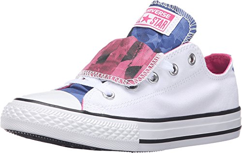 Converse All Star Double Tongue Girls Shoes White Desertcart