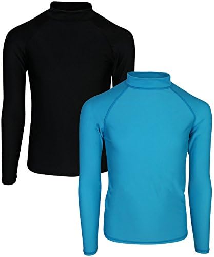 Ingear Swim Girl's Long Sleeve Rash Guard UPF 50+ Shirt (2 Pack)