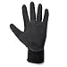 Better Grip Ultra-Thin BGSB1 Nylon Sandy Latex Coated Work Gloves, 4 Pairs/Pack (Small, Black)