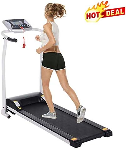 Folding Treadmill, Power Motorized Electric Treadmills with Incline,Walking Jogging Running Machine with APP Control for Home Gym Fitness Exercise Equipment