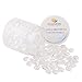 PH PandaHall 240pcs Glass Dome Cabochons 10mm Transparent Glass Cabochons Clear Glass Pebbles Non-calibrated Round for Rings Cameo Pendants Necklaces Bracelets Photo Charms Jewelry