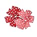 Ribbon Boutique Hair Bows Clips DIY Flower Snap Hair Pins For Teens Kids Toddlers Children Women (30pcs dot color)