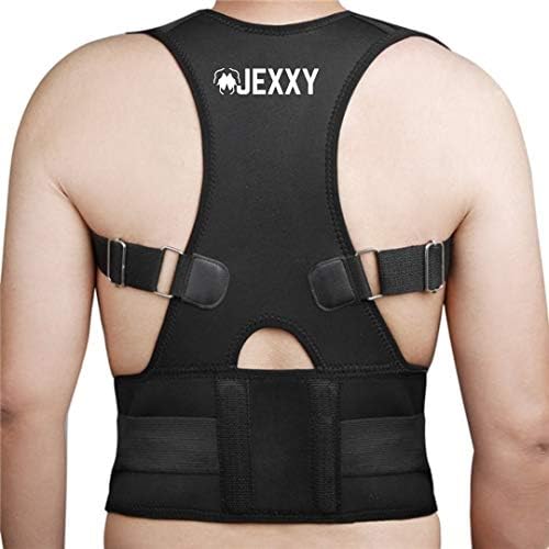 Back Brace Posture Corrector | Best Adjustable Support Brace | Provide Lumbar Support | Relieves Upper Lower Back Pain | Spinal Clavicle Corrector Bad Posture | Men and Women (Large)