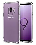 Spigen Rugged Crystal Galaxy S9 Case with Flexible and Durable Shock Absorption for Samsung Galaxy S9 (2018) - Crystal Clear