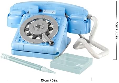 Creator 3 en 1 Teléfono Retro de Juguete con Dial Giratorio - Se Transforma en Teléfono de los 80 o 2 Móviles de los 2000 - Regalo para Niñas y Niños de 8+ Años - Decoración de Estantería 31174