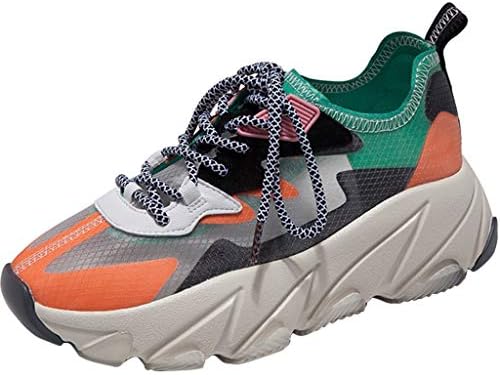 orange color sneakers