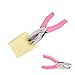 Handheld 1 Hole Punch - Star Shape, Metal Paper Punch with Skid-Resistant Pink Grip, 36mm Depth Craft Punch For Home Decoration Scrapbooking Tool Office Binding Supplies
