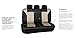 FH Group Automotive Car Seat Covers Full Set Premium 3D Air Mesh Beige and Black Seat Covers, Airbag Compatible and Split Bench Cover Universal Fit Interior Accessories for Cars Trucks and SUVs