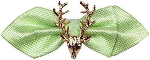 OCIA® Handmade Gold Deer Decoration Mens Bow Ties
