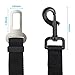 WINSEE Dog Seat Belt, 3 in 1 Multifunctional Pet Safety Belt Bungee Dog Car Harness with 2 Hook Latch & 1 Seatbelt Buckle, Swivel Aluminum Carabiner,Retractable Vehicle Harness