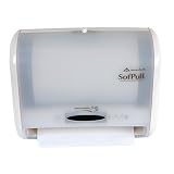 SofPull 9" Automated Touchless Paper Towel Dispenser by GP PRO (Georgia-Pacific), White, 58487, 12.800" W x 6.500" D x 10.500" H