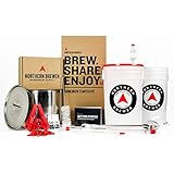 Northern Brewer Brew. Share. Enjoy. HomeBrewing Starter Set With Block Party Amber Beer Brewing Recipe Kit And Stainless Steel Brew Kettle - Equipment For Making 5 Gallons Of Homemade Beer