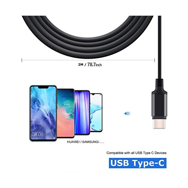 Lavalier Mikrofon, PChero Typ-C Clip on Revers Omnidirektionales Kondensatormikrofon für Smartphone Aufnahme Interview… – Bild 5