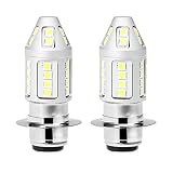 QKPARTS 2PCS 30-SMD LED Headlight Bulbs for Yamaha YFZ450 Banshee 350 YFZ350 Kawasaki KLX250 ATV