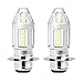 QKPARTS 2PCS 30-SMD LED Headlight Bulbs for Yamaha YFZ450 Banshee 350 YFZ350 Kawasaki KLX250 ATV