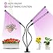 Grow Light Plant Lights for Indoor Plants Auto ON & Off Every Day 27W Triple Head Spectrum Grow Lamp, High Power LED, 10 Dimmable Levels, 3/9/12H Timer Adjustable Gooseneck for Hydroponics Greenhouse