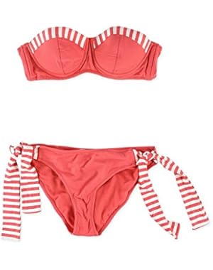 Jessica Simpson Womens U-Wire Side Tie 2 Piece Bandeau