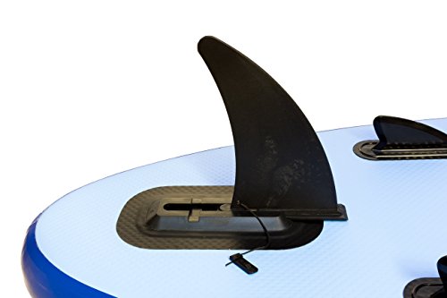 Aquaplanet 10ft Allround Paddle Board - Beginner's Kit. Air Pump with Pressure Gauge,Adjustable Aluminium Floating Paddle,Repair Kit,Heavy Duty Carry Rucksack & Premium Leash & 4 Kayak Seat Rings