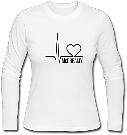 USM-Women's McDreamy Grey's Anatomy Long Sleeve T-Shirt Shirt.