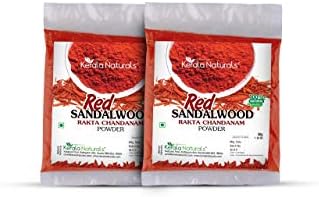 Kerala Naturals Red Sandalwood Powder - 100% Pure & Natural - 100 grams