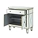 Powell Mirrored 1-Drawer, 2-Door Console