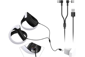 MayHei Magnetic Charging Cable, for ps vr2 Handle for ps5 Controller Type-c Charging Cord, VR Gaming Controller Charge Access